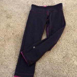Reversible lululemon leggings size 4.